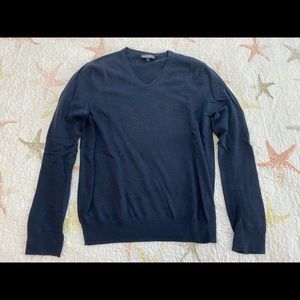 Express Men’s M Merino Wool Sweater in Navy Blue